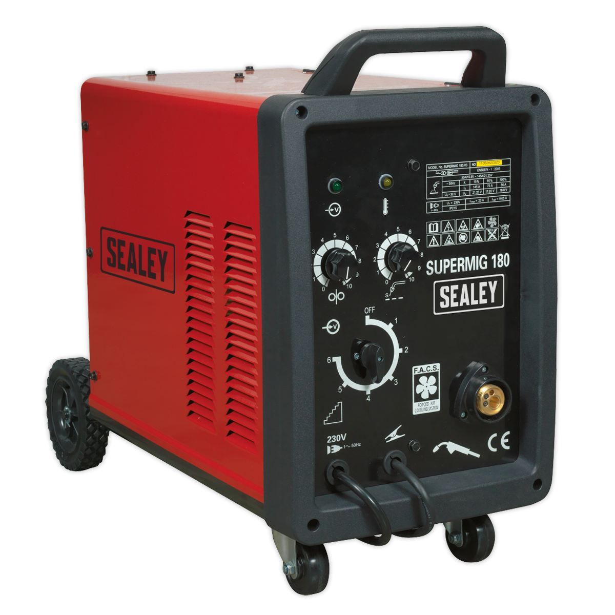 Sealey 180A Professional MIG Welder with Binzel® Euro Torch SUPERMIG180