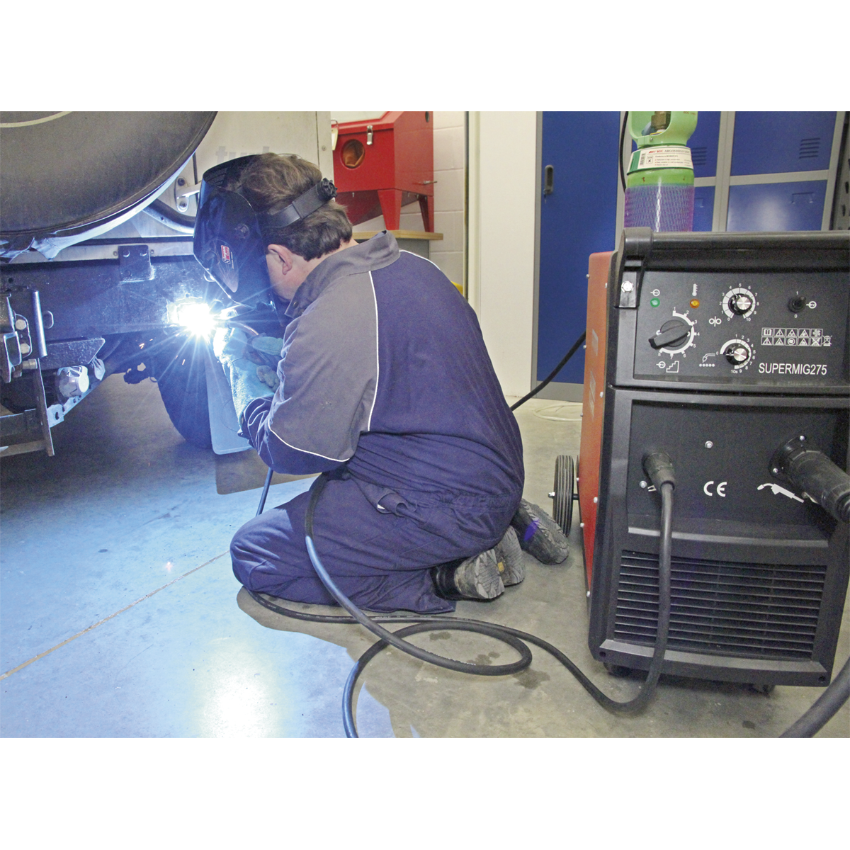 Sealey 270Amp Professional MIG Welder with Binzel® Euro Torch SUPERMIG275
