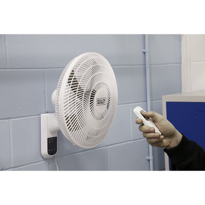 Sealey 16" 3-Speed Wall Fan with Remote Control 230V SWF16WR