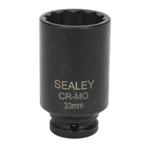 Sealey 33mm Bi-Hex 1/2"Sq Drive Deep Impact Socket SX0041