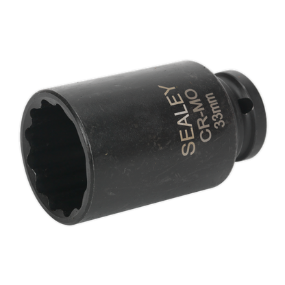 Sealey 33mm Bi-Hex 1/2"Sq Drive Deep Impact Socket SX0041