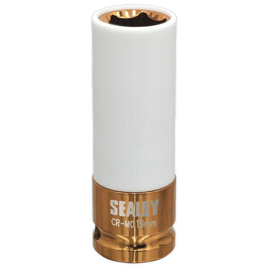 Sealey 19mm 1/2"Sq Drive Alloy Wheel Impact Socket SX03019