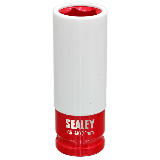 Sealey 21mm 1/2"Sq Drive Alloy Wheel Impact Socket SX03021