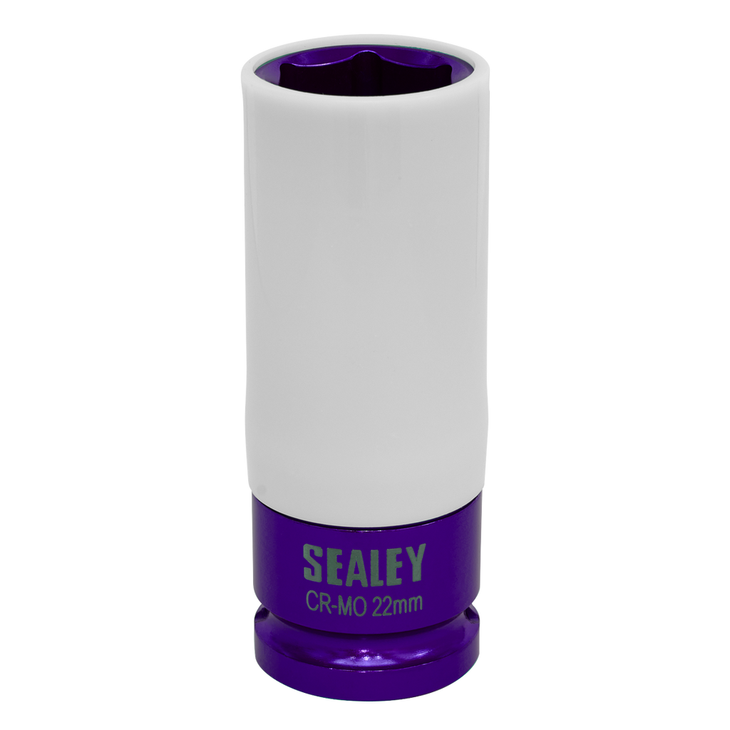 Sealey 22mm 1/2"Sq Drive Alloy Wheel Impact Socket SX03022