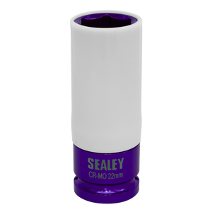 Sealey 22mm 1/2"Sq Drive Alloy Wheel Impact Socket SX03022