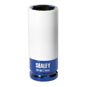 Sealey 24mm 1/2"Sq Drive Alloy Wheel Impact Socket SX03024