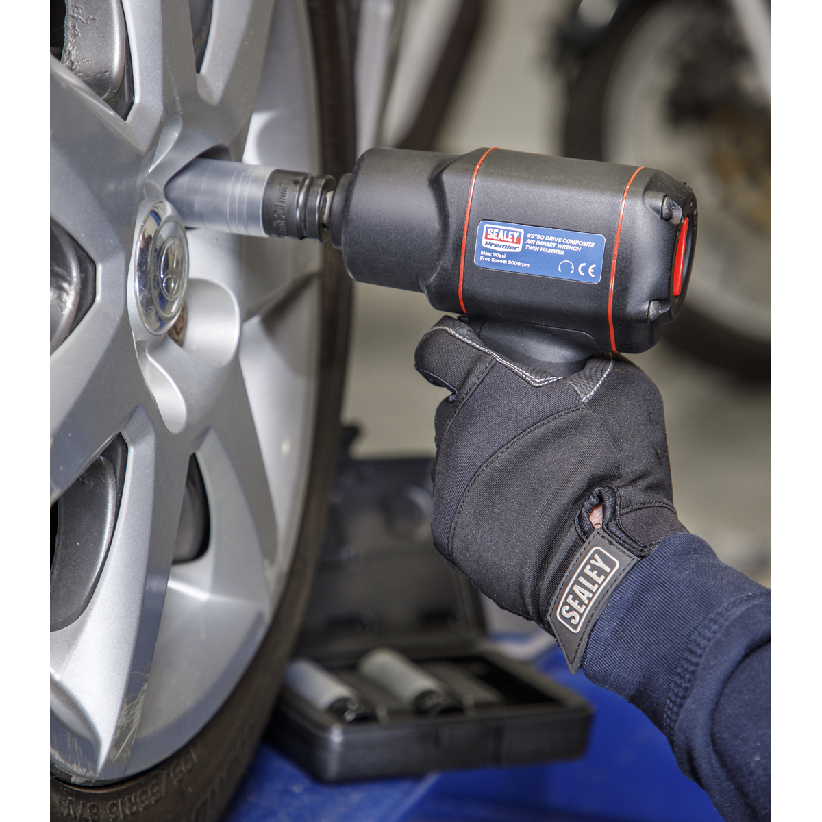 Sealey 3pc 1/2"Sq Drive Alloy Wheel Ultra-Power Impact Socket Set SX039