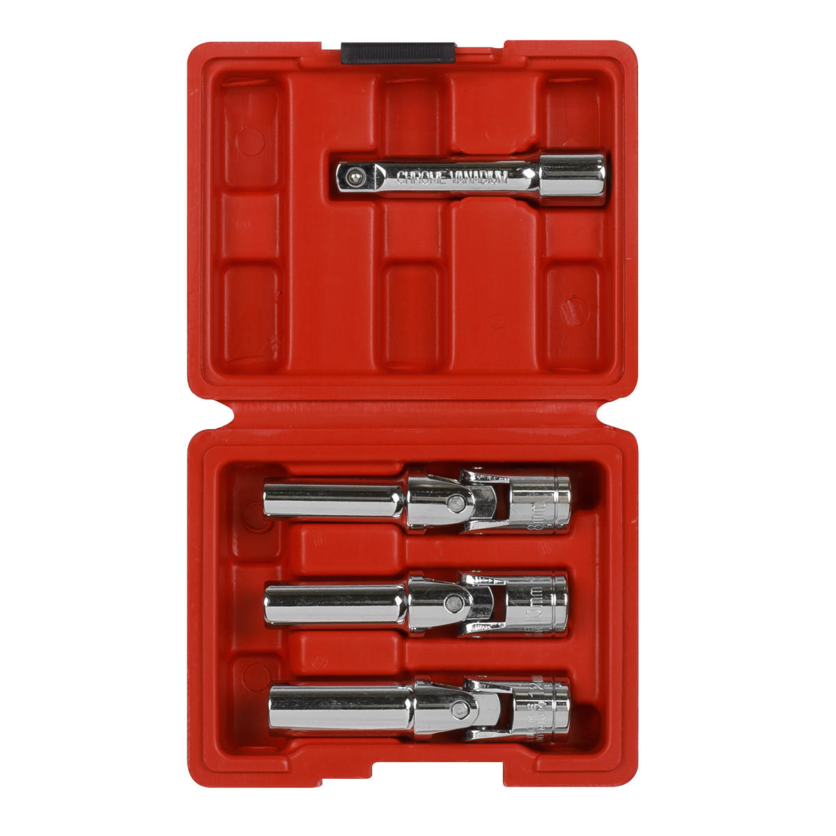 Sealey 4pc 3/8"Sq Drive Diesel Glow Plug Socket Set SX0402