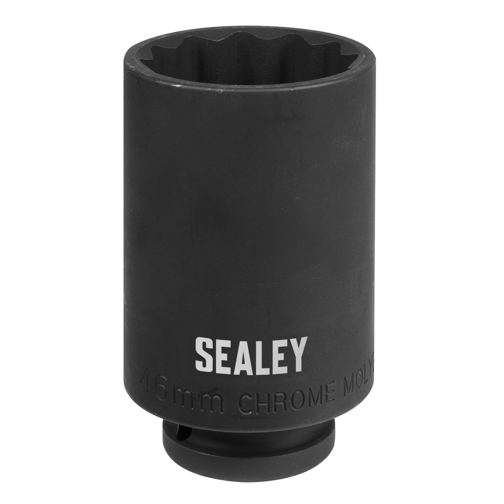 Sealey 1/2"Sq Drive 46mm 12-Point Impact Socket SX046