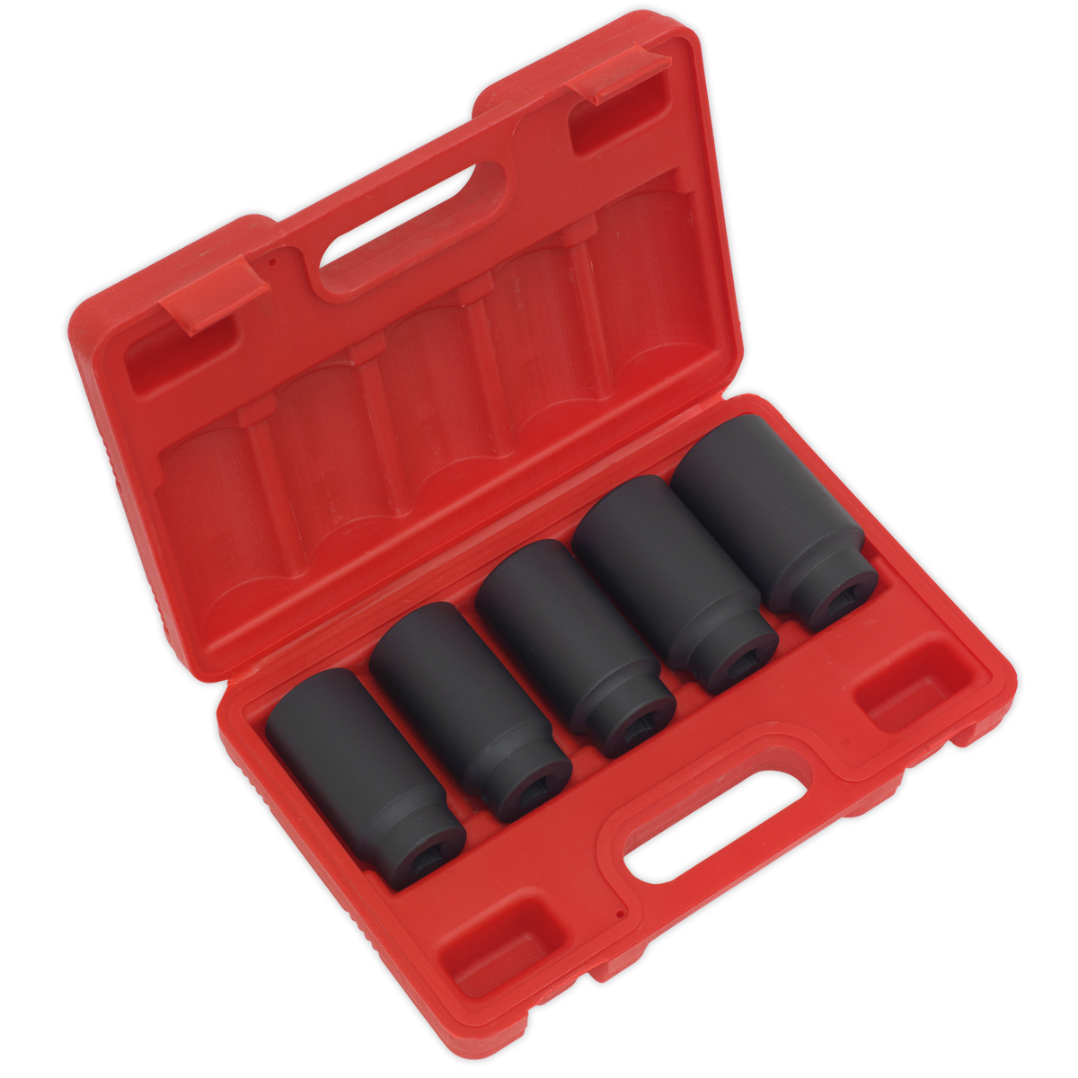 Sealey 5pc 1/2"Sq Drive Impact Hub Nut Socket Set SX050