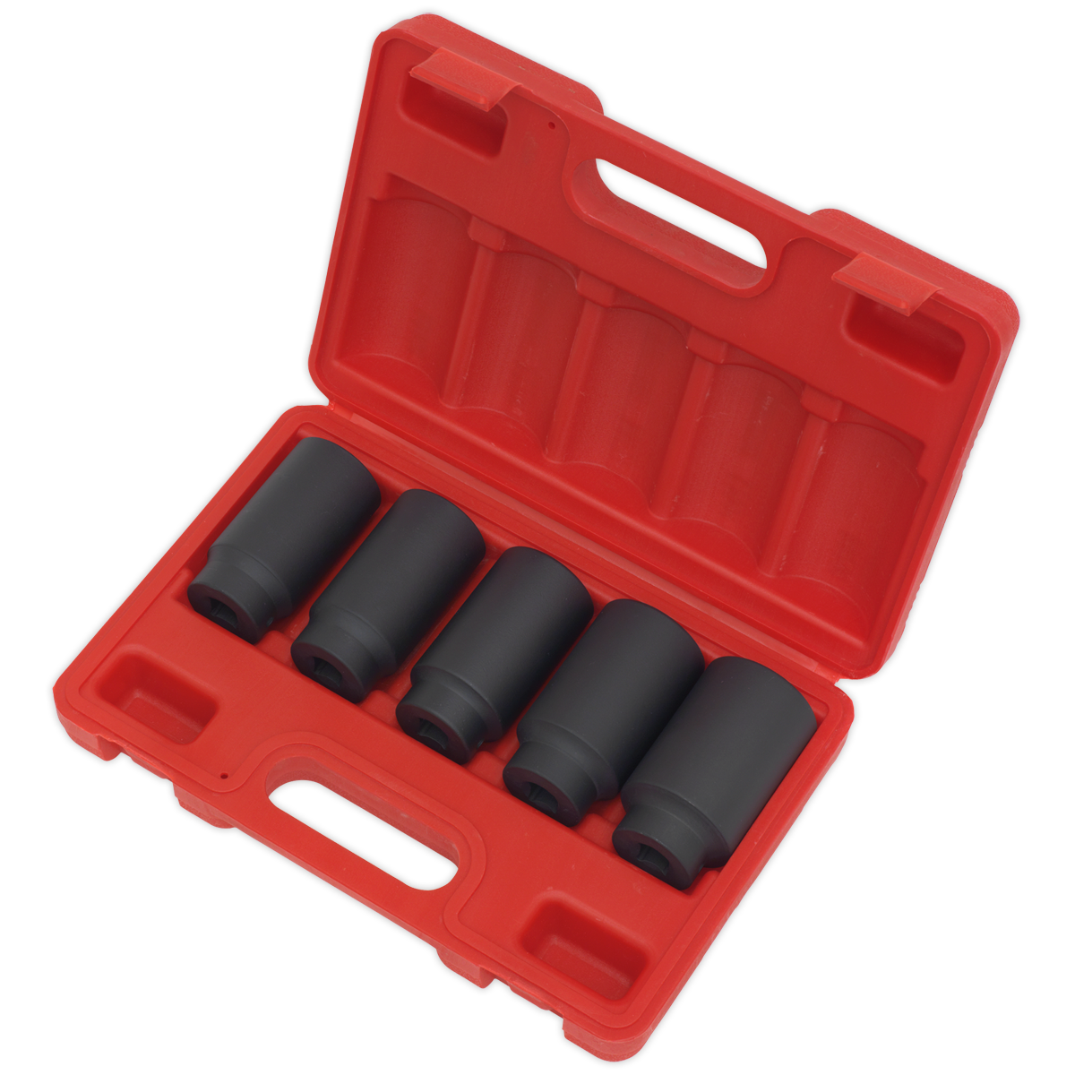 Sealey 5pc 1/2"Sq Drive Impact Hub Nut Socket Set SX050