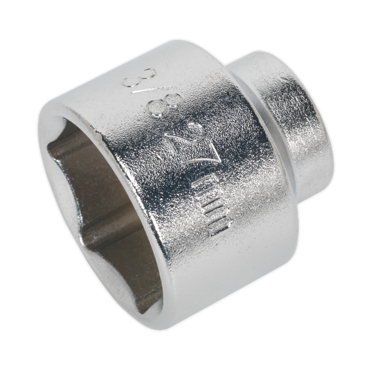 Sealey 27mm 3/8"Sq Drive Low Profile Oil Filter Socket SX112