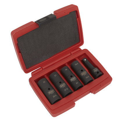 Sealey 5pc 80mm 1/2"Sq Drive Double Ended Deep Impact Socket Set SX1820