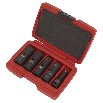 Sealey 5pc 80mm 1/2"Sq Drive Double Ended Deep Impact Socket Set SX1820