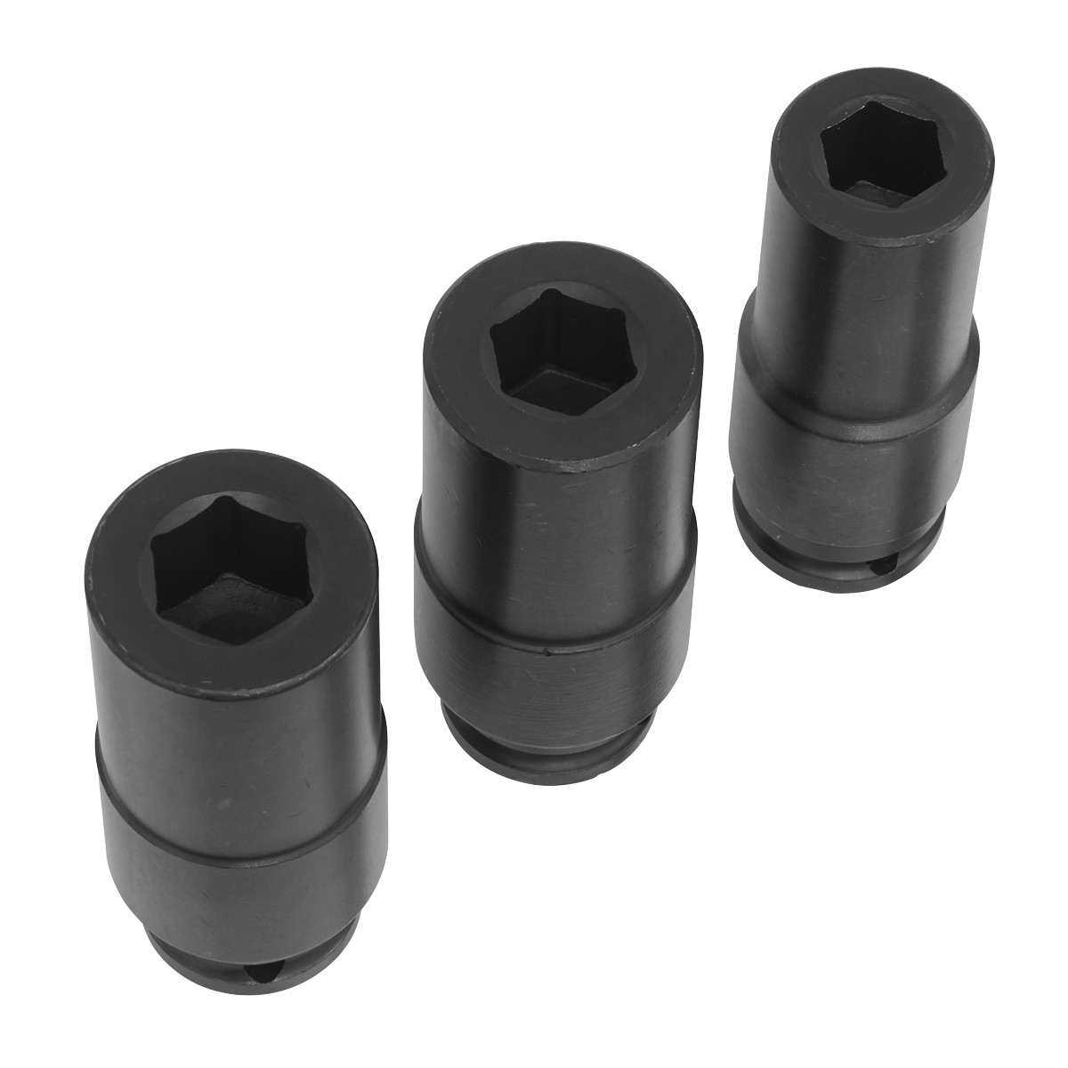 Sealey 3pc 1/2"Sq Drive Weighted Impact Socket Set SX319