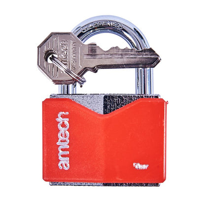 Amtech 50mm Rhombic chrome plated iron padlock T0705