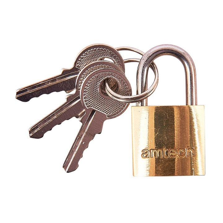 Amtech 20mm brass padlock T0800C