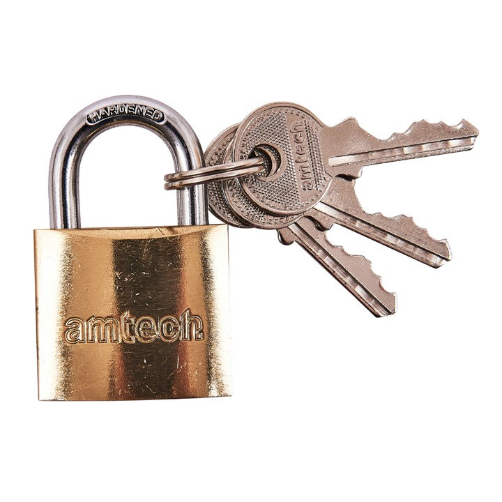 Amtech 32mm brass padlock T1000C