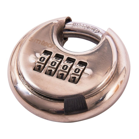 Amtech 70mm 4 Digit stainless steel combination padlock T1146