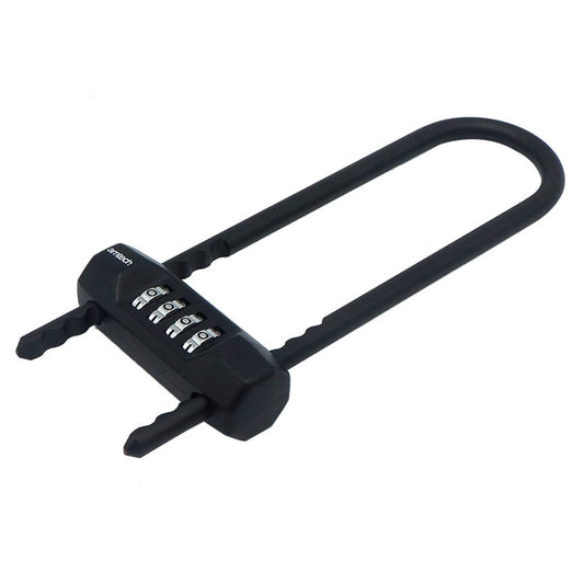 Amtech 4-Digit adjustable long shackle combination padlock T1888