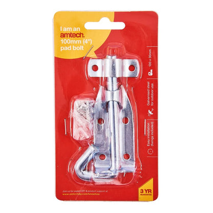 Amtech 100mm (4") Pad bolt and screws T1900