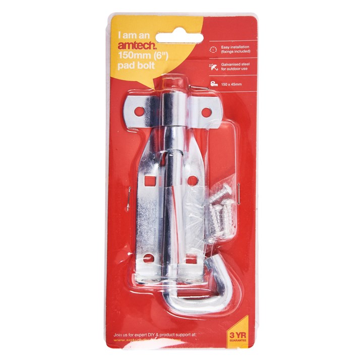 Amtech 150mm (6") Pad bolt and screws T1950
