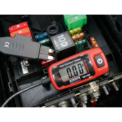 Sealey 20A Automotive Current Tester - Standard Blade Fuse TA120