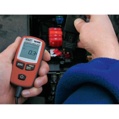 Sealey 80A Automotive Current Tester - Mini, Standard & Maxi Blade Fuses TA125