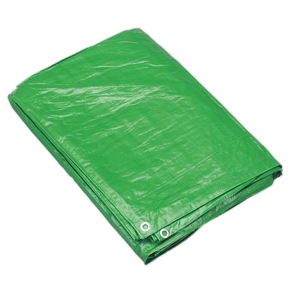Sealey 6.10 x 12.19m Tarpaulin - Green TARP2040G