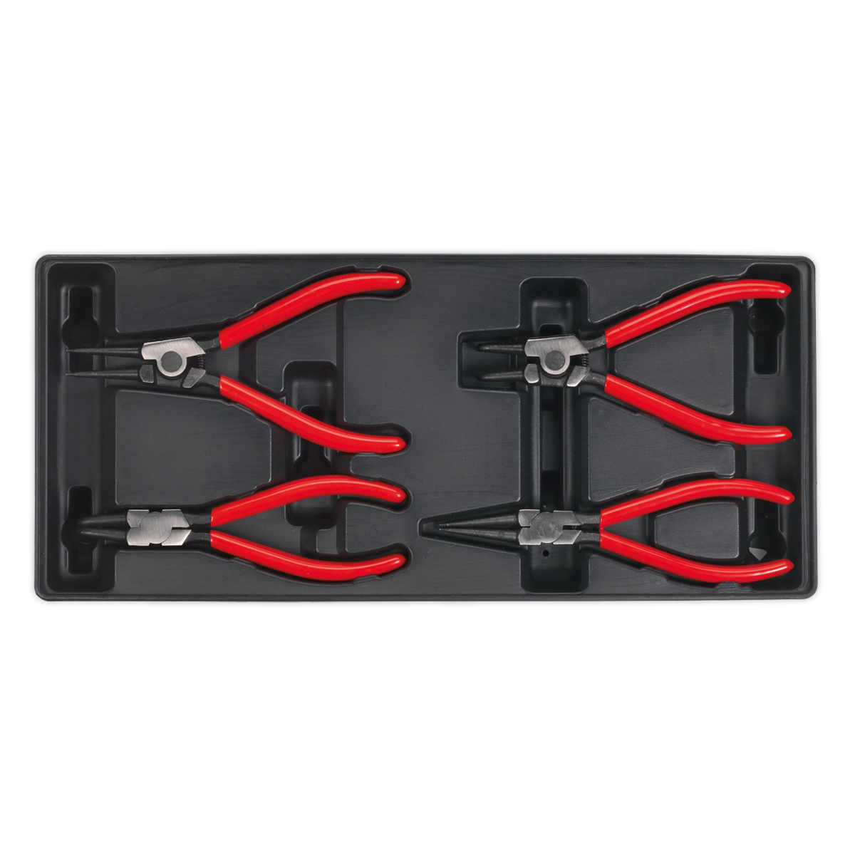 Sealey 4pc Circlip Pliers Set with Tool Tray TBT03