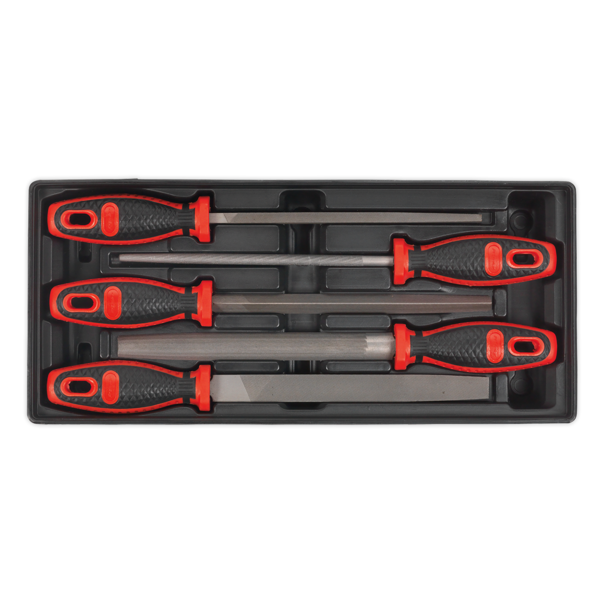 Sealey 5pc Engineer's File Set with Tool Tray TBT09