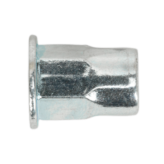 Sealey M6 Half Hex Threaded Insert (Rivet Nut) - Pack of 50 TIHHM6
