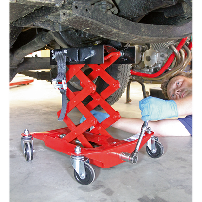 Sealey 150kg Floor Transmission Jack TJ150E