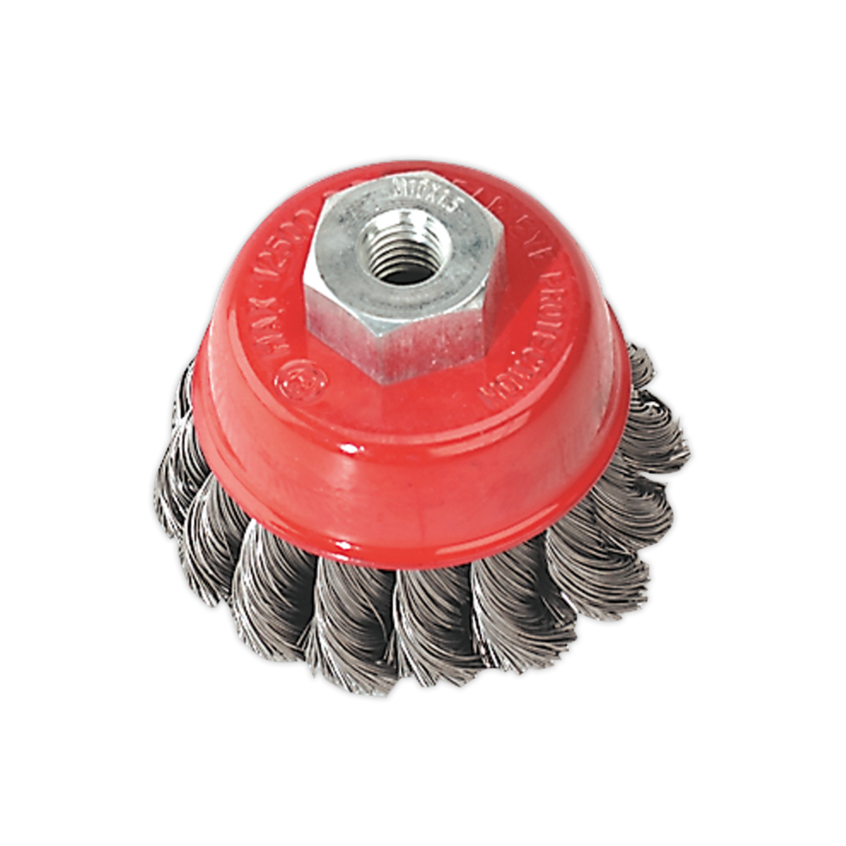 Sealey Ø65mm Twist Knot Wire Cup Brush M10 x 1.5mm TKCB65