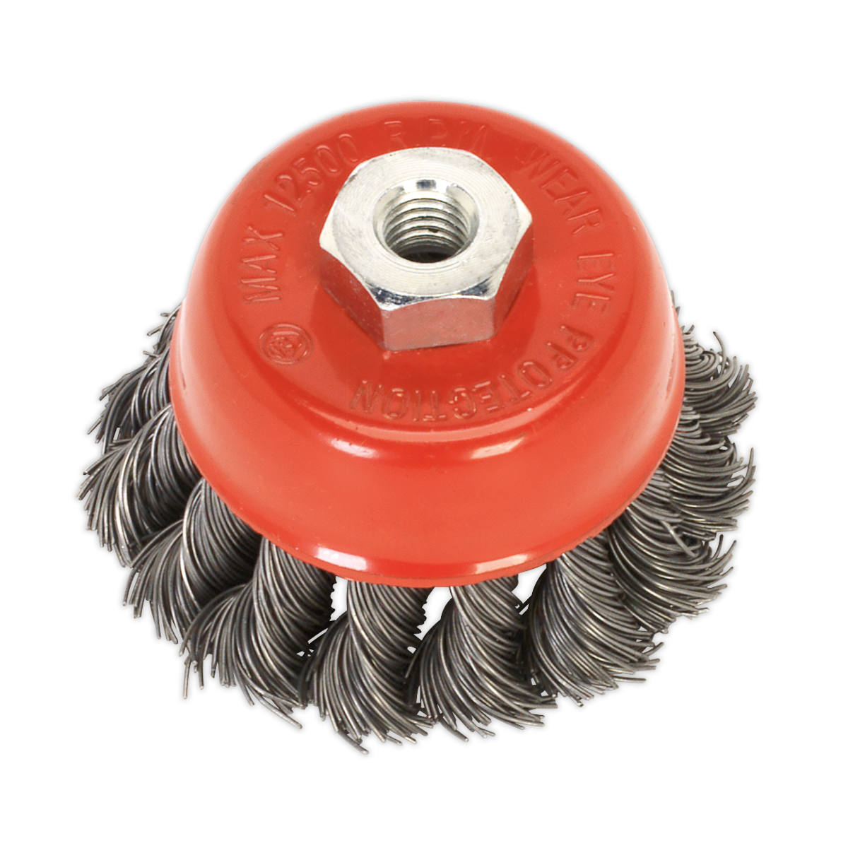 Sealey Ø65mm Twist Knot Wire Cup Brush M14 x 2mm TKCB651