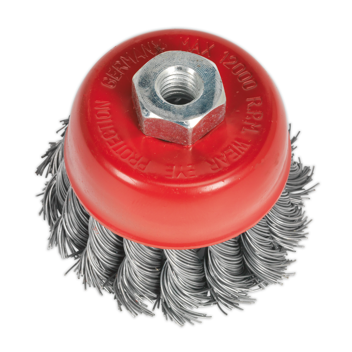 Sealey Ø65mm Twist Knot Wire Cup Brush M10 x 1.25mm TKCB652