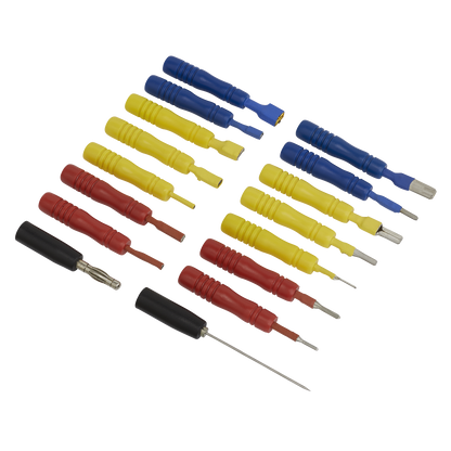 Sealey 16pc Test Lead Connector Set TLCS01