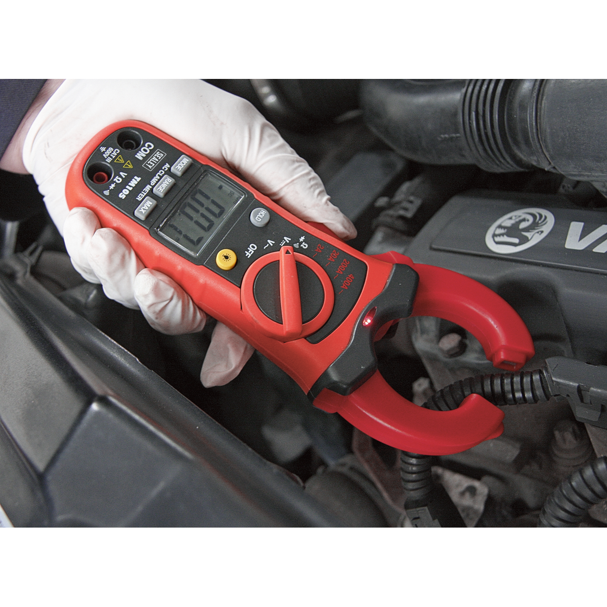 Sealey 6-Function Professional Auto-Ranging Digital Clamp Meter NCVD TM105