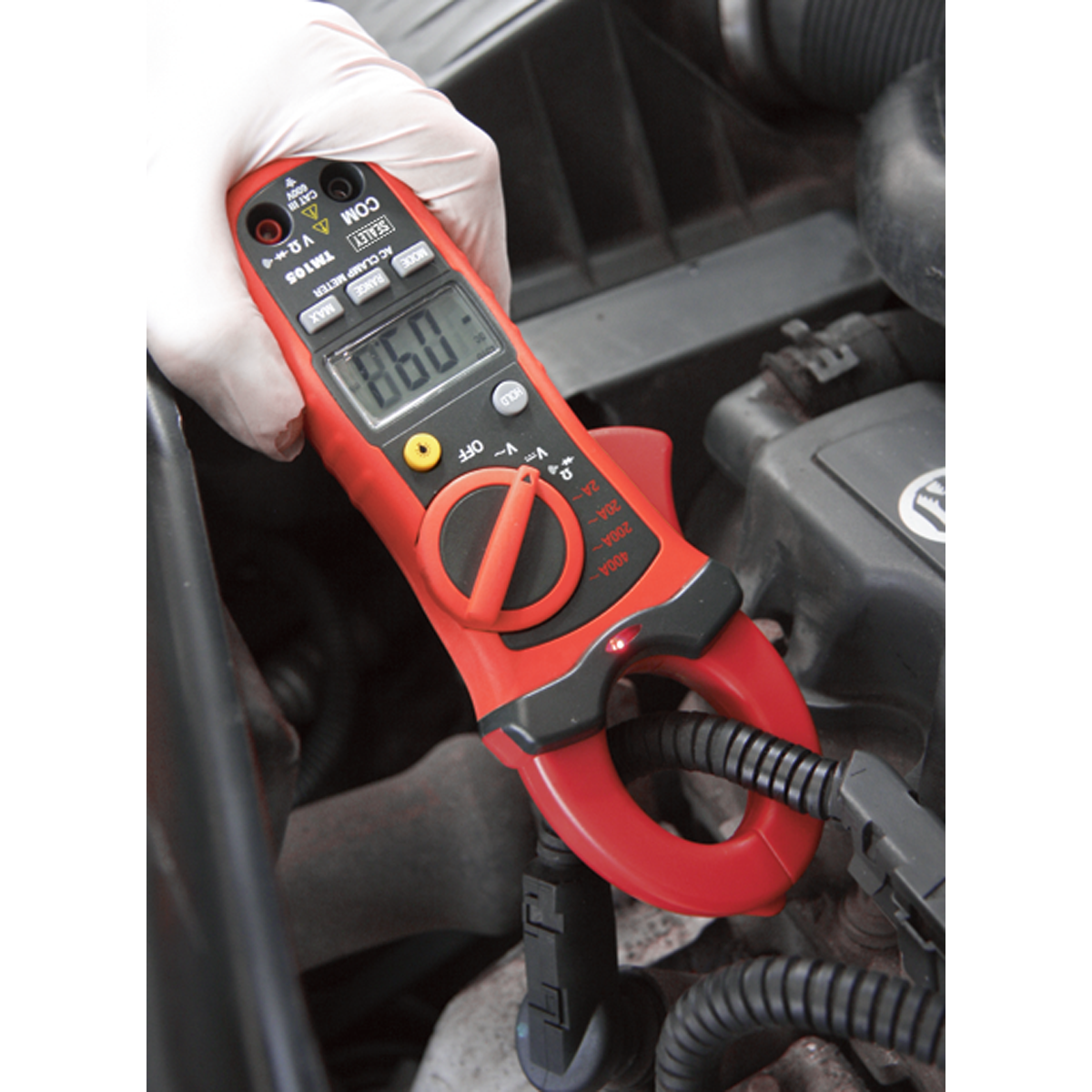 Sealey 6-Function Professional Auto-Ranging Digital Clamp Meter NCVD TM105
