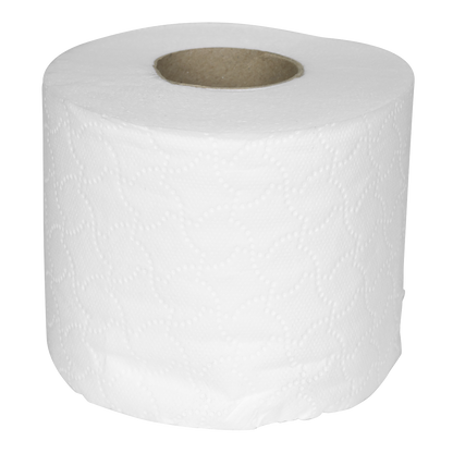 Sealey Plain White Toilet Roll - Pack of 4 x 10 (40 Rolls) TOL40