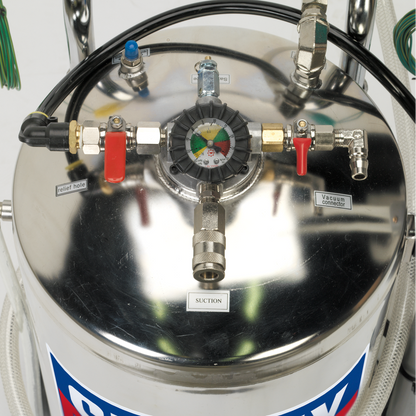 Sealey 40L Air Operated Fuel Drainer - Stainless Steel TP200S