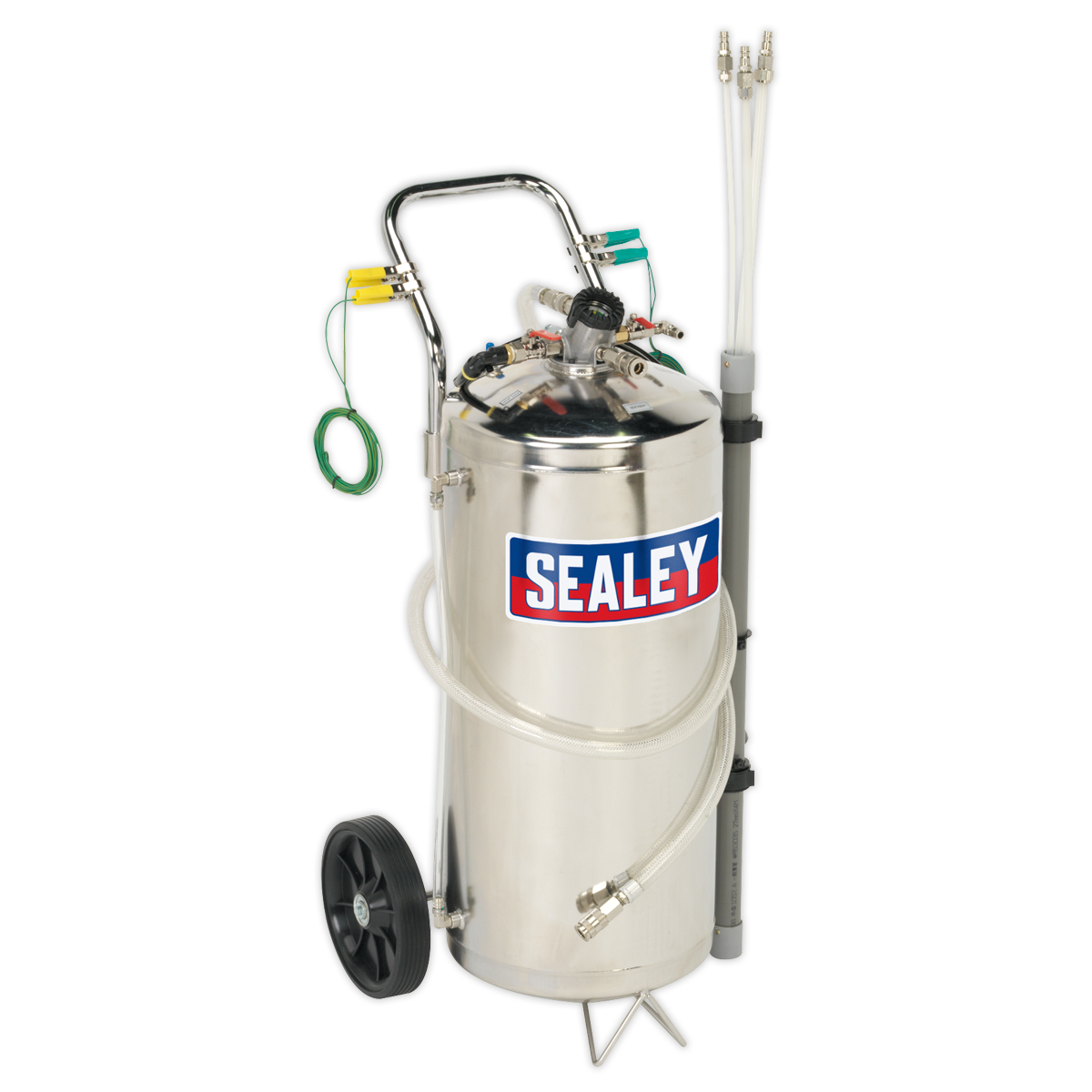 Sealey 40L Air Operated Fuel Drainer - Stainless Steel TP200S
