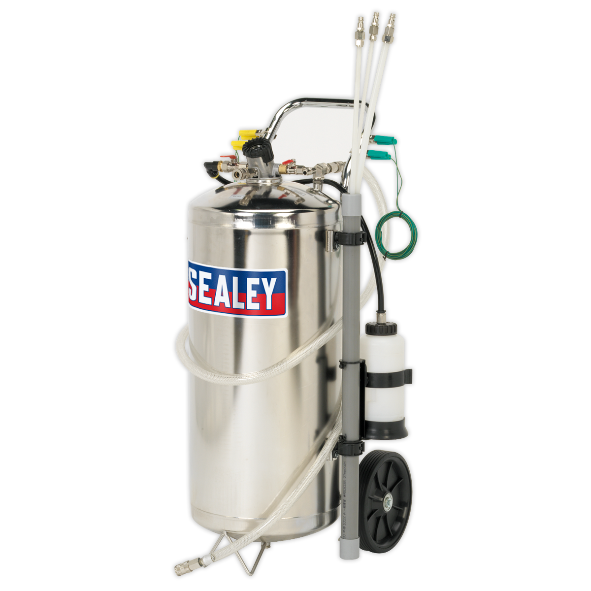 Sealey 40L Air Operated Fuel Drainer - Stainless Steel TP200S