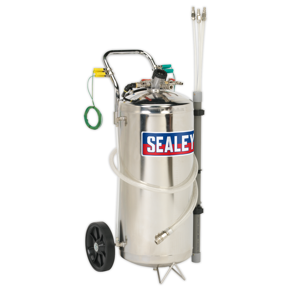 Sealey 40L Air Operated Fuel Drainer - Stainless Steel TP200S