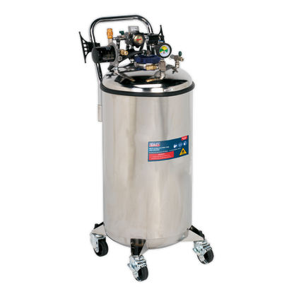 Sealey 90L Stainless Steel Fuel Tank Drainer TP201