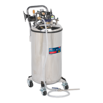 Sealey 90L Stainless Steel Fuel Tank Drainer TP201