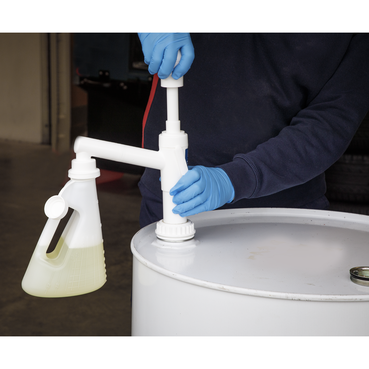 Sealey 205L Lift Action Drum Pump with Measure Kit TP6808