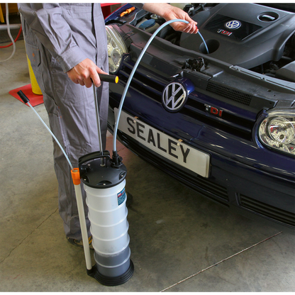 Sealey 6.5L Manual Vacuum Oil & Fluid Extractor TP69