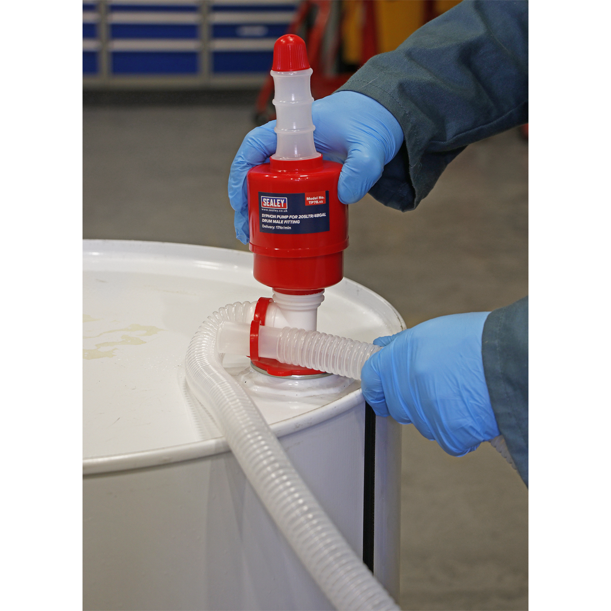 Sealey Syphon Pump for 60-205L Drum TP78