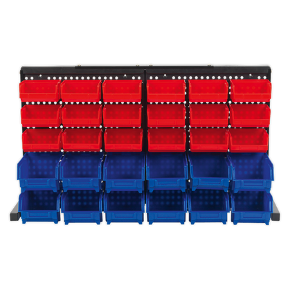 Sealey 30 Bin Bench Mounting Storage System TPS1218